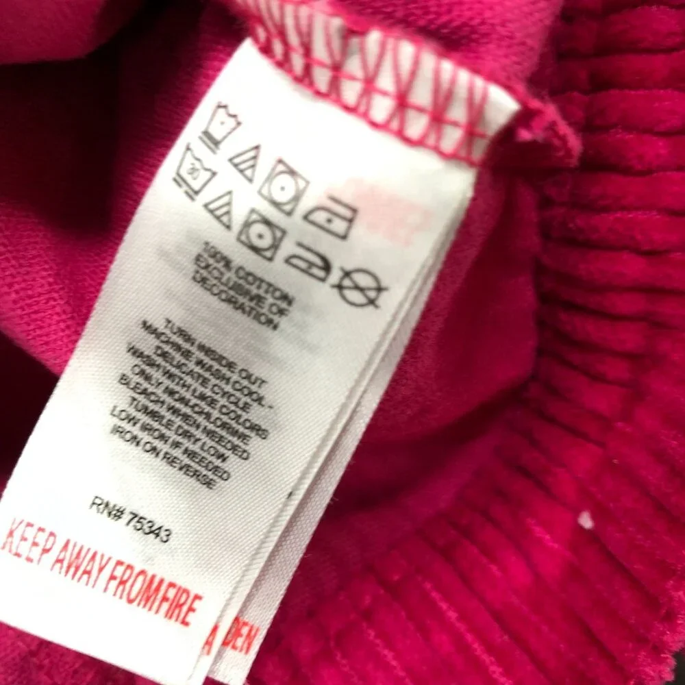 Cynthia Rowley Girls 10-12‎ (L) Pink Corduroy Jacket Cropped Cotton